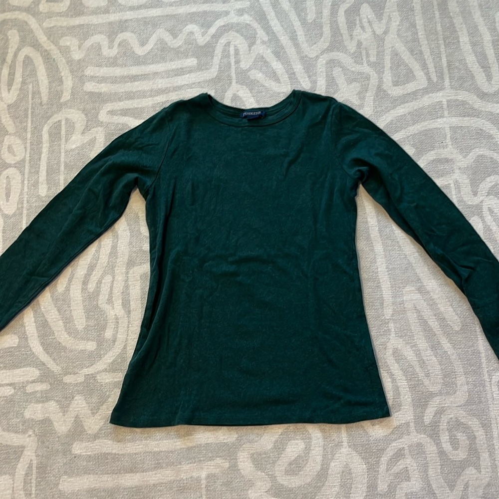Pendleton L/S Cotton Rib Crew - women's Excellent used condition